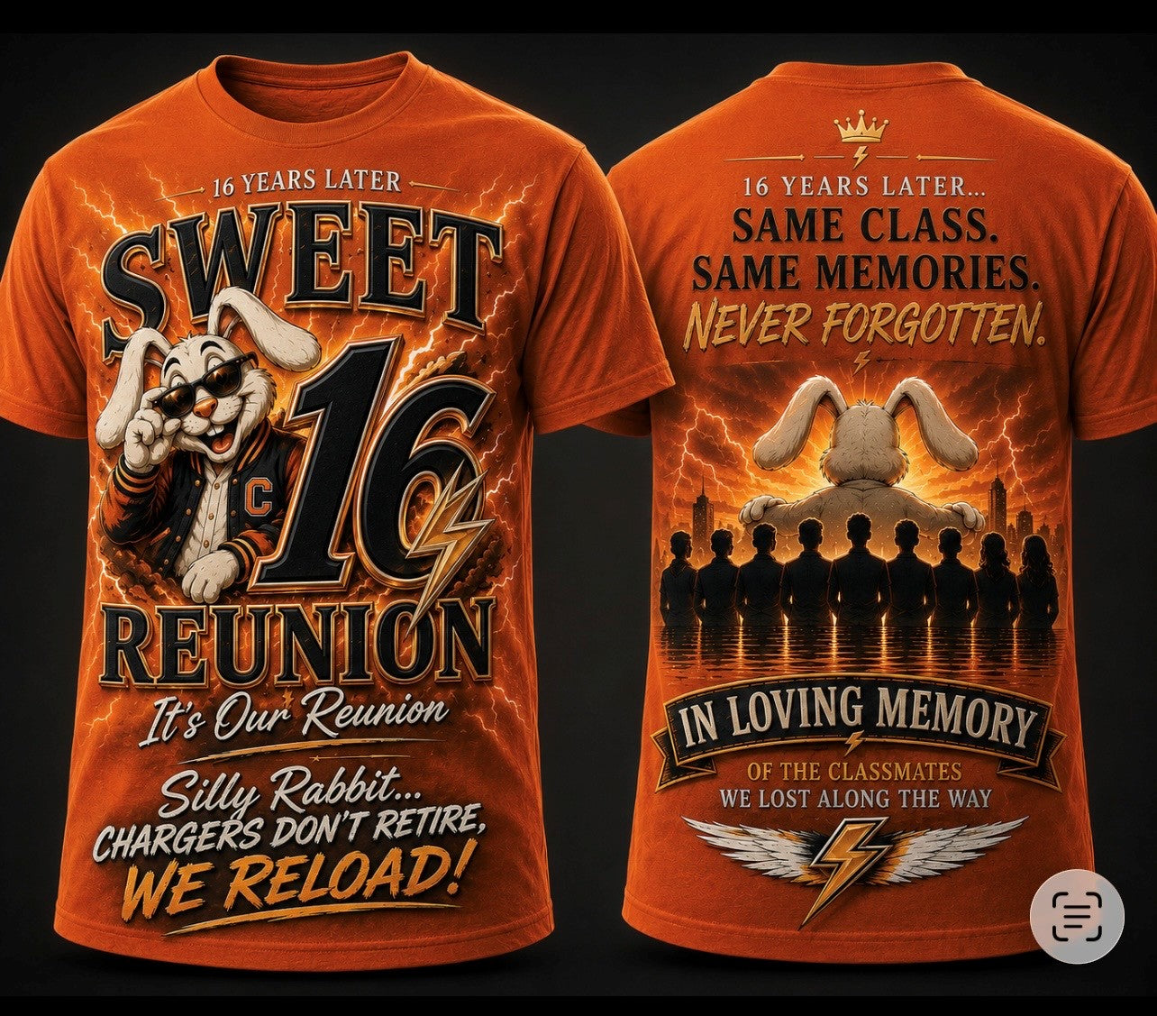 Sweet 16 Class T-shirt Only